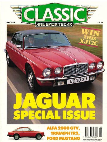 CLASSIC  AND SPORTSCAR JAGUAR XJ12C ALFA 2000 GTV, Verzenden, Gelezen, Algemeen