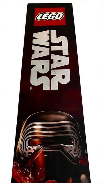 Lego Winkel display - Star Wars - Flag Star Wars con casco, Nieuw