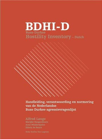 BDHI-D Buss-Durkee-Hostility Inventory - Dutch Handleiding /, Boeken, Verzenden, Gelezen, A. Lange