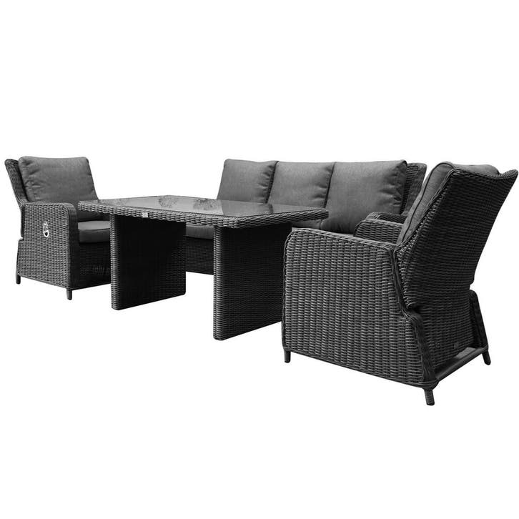 Bilbao premium stoel bank loungeset verstelbaar 4 delig, Tuin en Terras, Tuinsets en Loungesets, Nieuw, Wicker, Ophalen of Verzenden