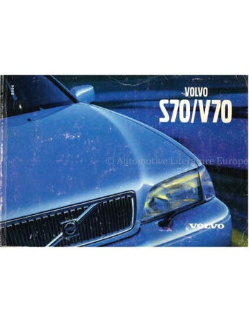 2000 VOLVO S70 | V70 INSTRUCTIEBOEKJE NEDERLANDS
