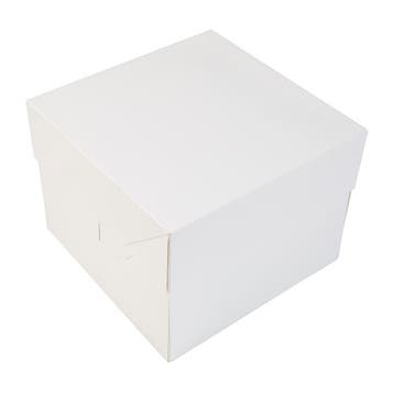Taartdoos 20x20x15cm. Wit 3st, Verzenden, Nieuw
