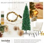 2dekans | tectake® Kunstkerstboom - Levensecht met flexibele, Diversen, Kerst, Ophalen of Verzenden, Zo goed als nieuw