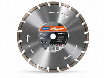 Norton Clipper Pro Asfalt ll diamantzaagblad 350 x 25,4 mm, Ophalen of Verzenden, Overige typen