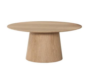 Salontafel Novero rond 80 cm - Naturel, Ophalen of Verzenden, Nieuw