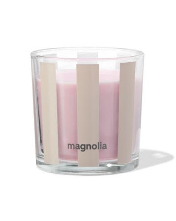 HEMA Geurkaars in glas10x10cm magnolia, Verzenden, Nieuw