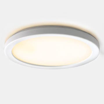Witte badkamer plafondlamp Shivani, rond, IP44, 15W, 3000K, Ophalen of Verzenden, Nieuw
