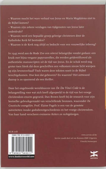 De gnostische evangelien 9789021582511 E. Pagels, Verzenden, Zo goed als nieuw, E. Pagels