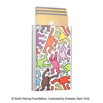 Ogon Designs Slider Pasjeshouder RFID Keith Haring Kleur, Verzenden, Nieuw, Overige merken