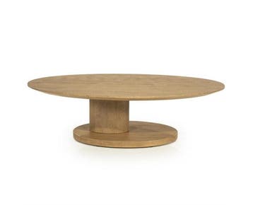 Salontafel Novia large 120x80cm - naturel | Eleonora, Ophalen of Verzenden, Nieuw