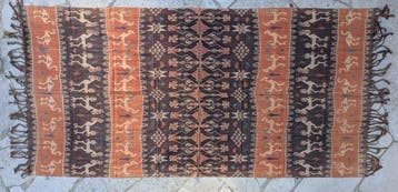 Prachtige traditionele Ikat uit Sumba – Indonesië – Hinggi -