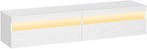TV Lowboard - tv meubel - breedte 147 cm - hout met LED -, Huis en Inrichting, Kasten | Televisiemeubels, Verzenden, Nieuw