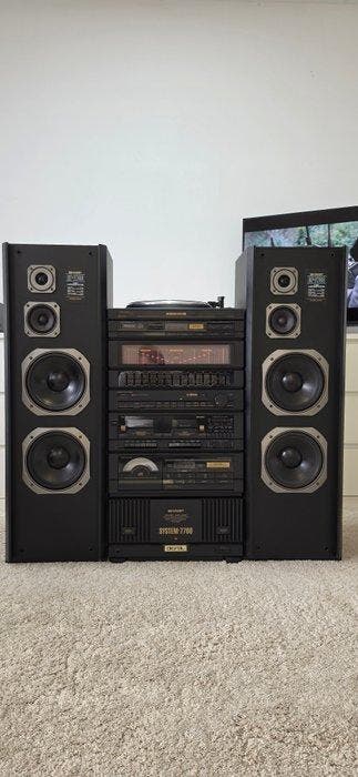Sharp - SYSTEM-7700 Hifi-set, Nieuw