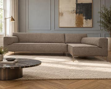 NIEUW Design on Stock Bloq Hoekbank Grijs + GARANTIE, Huis en Inrichting, Design Bank Bankstel Zetel Hoekbank Design on Stock