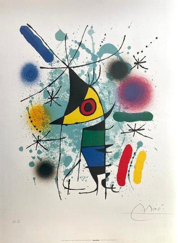 Joan Miró (after) - Lithographie XI - M&S licensed print -