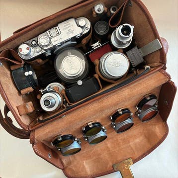 Leica IIIf Rangefinder Outfit - Summarit 5cm f/1.5, Summaron