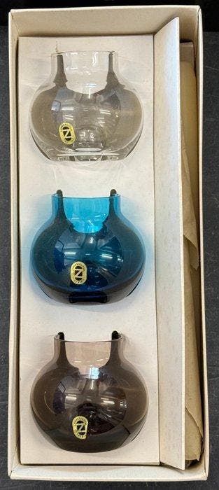 Zwiesel Glas Vase Kerzenhalter - Vaas (3) - Glas-in-lood - +, Antiek en Kunst, Antiek | Glas en Kristal