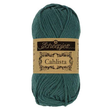 Scheepjes Cahlista 50g - 244 Spruce - Haakgaren / Breigaren, Ophalen of Verzenden, Nieuw, Breien of Haken, Wol of Garen