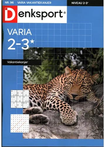 Denksport Varia Vakantiekanjer - 96 2025, Verzenden, Nieuw, Sport en Vrije tijd