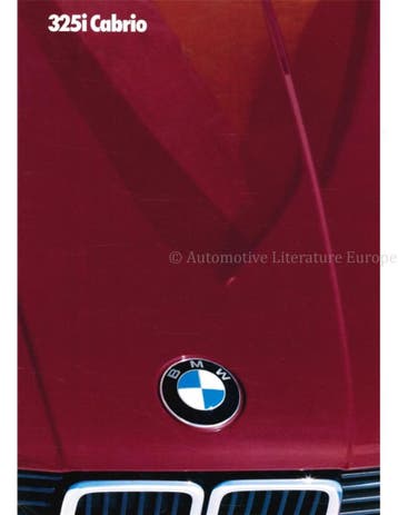 1985 BMW 3 SERIES CABRIOLET BROCHURE DUITS, Boeken, Nieuw, BMW, Author