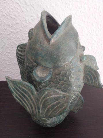 sculptuur, Fish - 20 cm - Brons