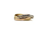 Cartier - Ring - Trinity - 18 karaat Witgoud, Geel goud,, Nieuw
