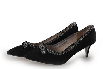 Jumex Pumps in maat 39 Zwart, Pumps, Verzenden, Zwart, Zo goed als nieuw