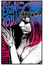 Posters - Poster Sonic Youth - Cave Club, Verzenden, Zo goed als nieuw