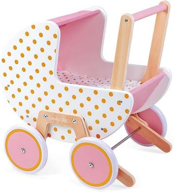 Retro Houten Kinderwagen | 34% Korting | Nieuwstaat, Ophalen of Verzenden, Zo goed als nieuw, Overige typen