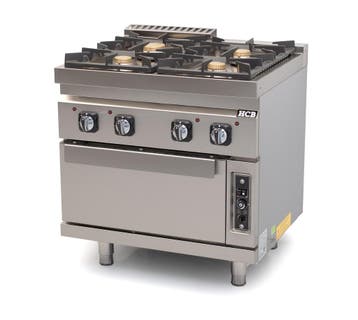 HCB Gasfornuis met oven - 70S - 4 pitten - 35 kW - aardgas -, Verzenden, Nieuw in verpakking, Fornuis, Frituur en Grillen