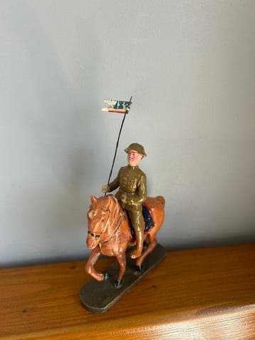 Elastolin - Speelgoed figuur Rare - Cavalier Américain -, Kinderen en Baby's, Nieuw