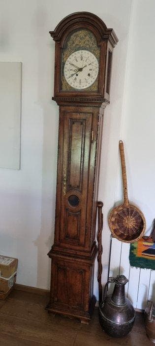 Staande klok - Hout, Messing, Brons - 1800-1850