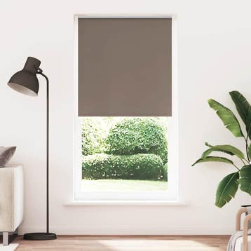 vidaXL Rolgordijn verduisterend koffie 100x230 cm, Verzenden, Nieuw, Bruin