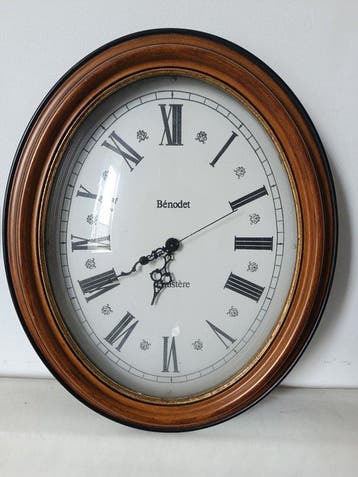 Wandklok - Benodet - Hout, Glas, Metaal - 1960-1970