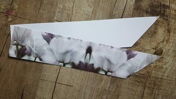Rouwkaart 460*90mm voor rouwstuk Bloemen BLANCO Rouwkaart, Ophalen of Verzenden, Nieuw