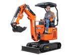 DELEKS® E120 Mini Graafmachine 1.2t ELEKTRISCH 4000W Lithium, Ophalen of Verzenden, Graafmachine