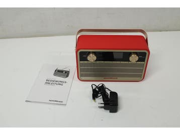 TechniSat Transita 120 - DAB+ Radio - 24 uur accu - Rood, Verzenden, Zo goed als nieuw