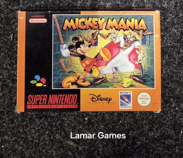 Mickey Mania (SNES tweedehands game), Ophalen of Verzenden, Zo goed als nieuw
