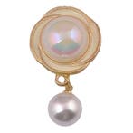 Fako Bijoux - Magnetische Mini Broche - Parel Bloem Met, Verzenden, Nieuw