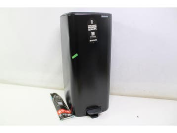 Brabantia Bo Pedaalemmer - 30 liter - Soft-close - Matt, Verzenden, Zo goed als nieuw