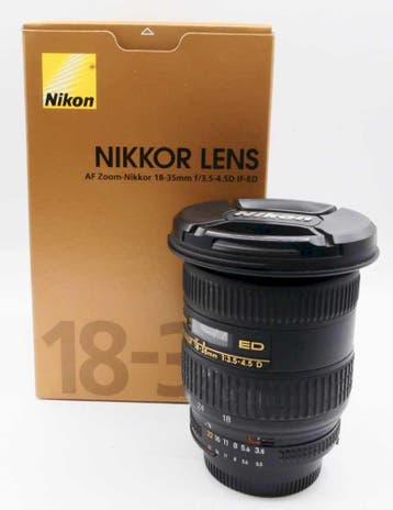 Nikon AF 18-35mm F/3.5-4.5 D ED OCCASION, Audio, Tv en Foto, Fotografie | Lenzen en Objectieven, Ophalen of Verzenden, Gebruikt