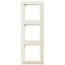 Jung Afdekraam 3 voudig wit (creme) AS583, Nieuw, Stopcontact