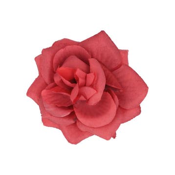 Haarspeld Duckklem 5cm – Haarbloem Roos – Rood, Nieuw