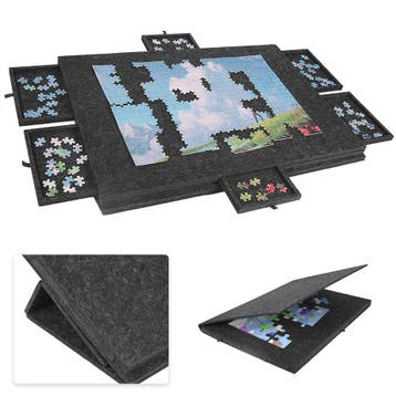 Puzzelbord met 6 Laden voor 1000 Stukjes Draagbaar, Verzenden, Nieuw
