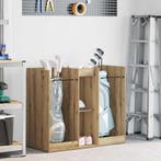 vidaXL Golfkast Effen Artisan Eiken 102 x 45 x 85,5 cm, Verzenden, Nieuw