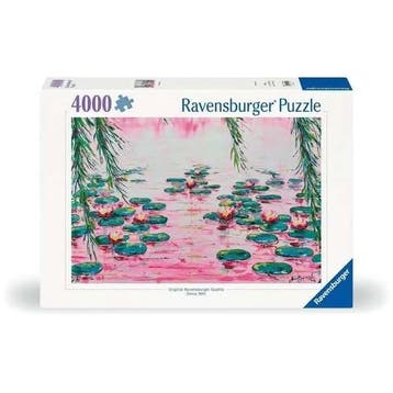 4000 p De roze waterlelies (puzzel, bordspellen), Verzenden, Nieuw