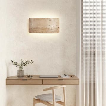Natuursteen LED Wandlamp Minimalistisch Design, Huis en Inrichting, Lampen | Wandlampen, Verzenden, Nieuw
