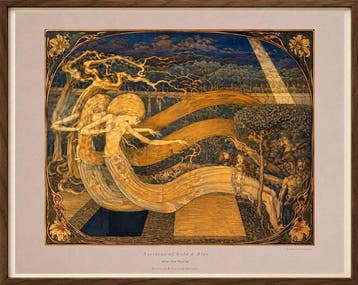 “Petra ‘Aria Lumae’ van Wouden - Nocturne of Gold & Blue, Antiek en Kunst