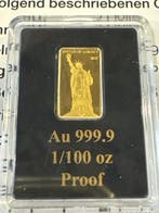 Fiji. 5 Dollars 2021 Statue of Liberty., 1/100 Oz (.999)