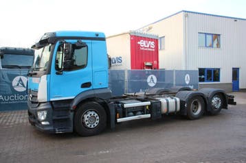 Veiling: Chassis Cabine Mercedes-Benz Antos 2533 Diesel 2016, Automaat, Blauw, Mercedes-Benz, Diesel